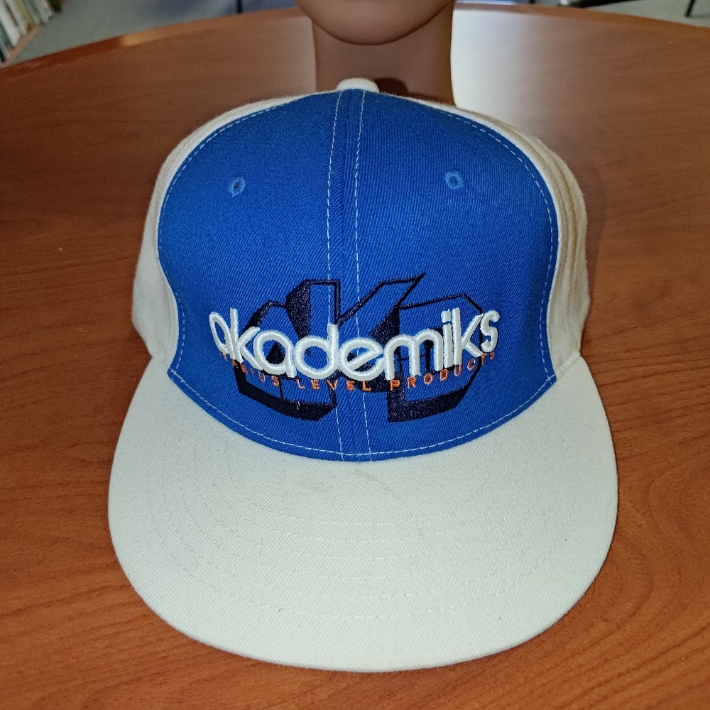 Akademiks Jeanius Level Products Embroidered Flexfit Fitted Hat Cap OSFA